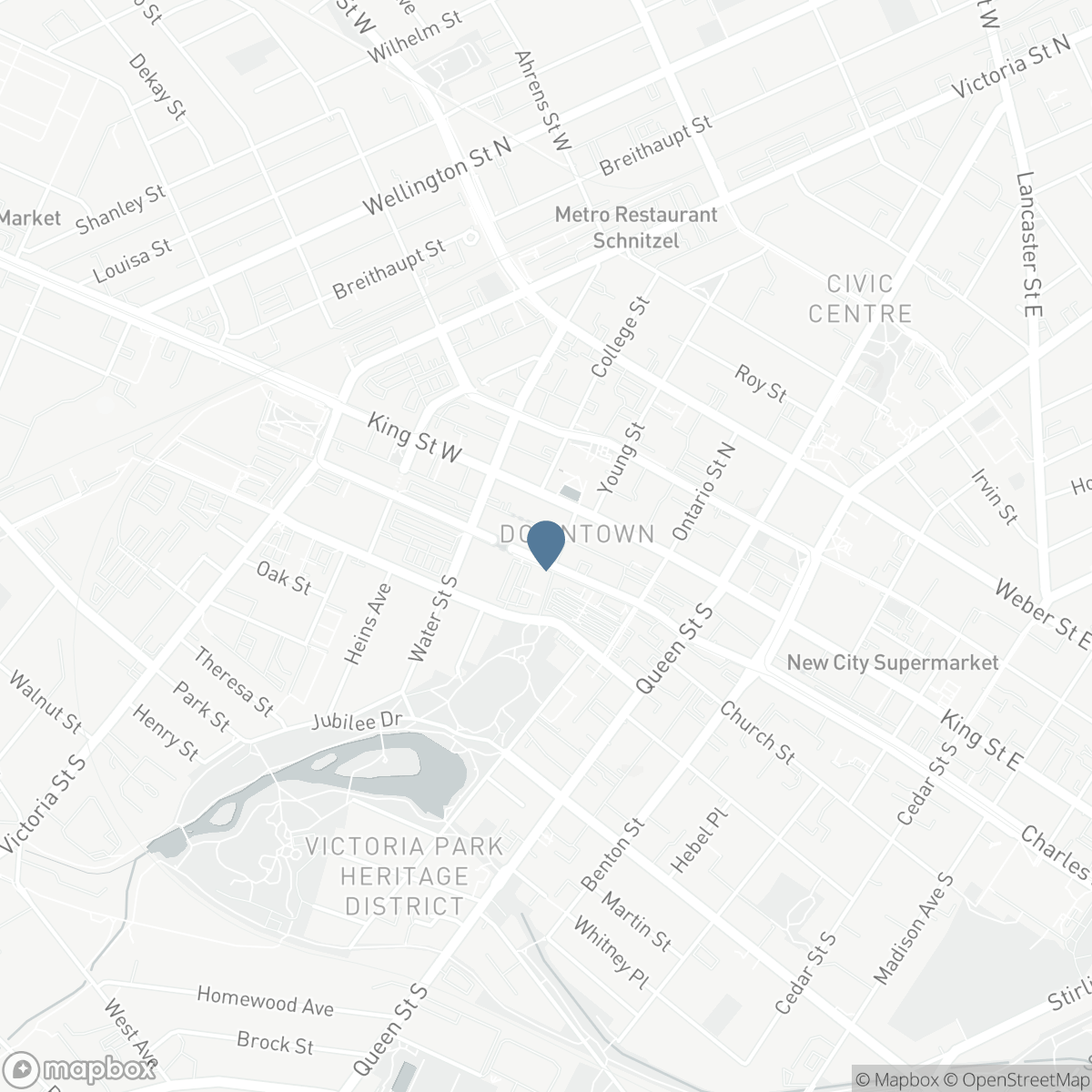 308 - 60 CHARLES ST W STREET, Kitchener, Ontario N2G 0C9